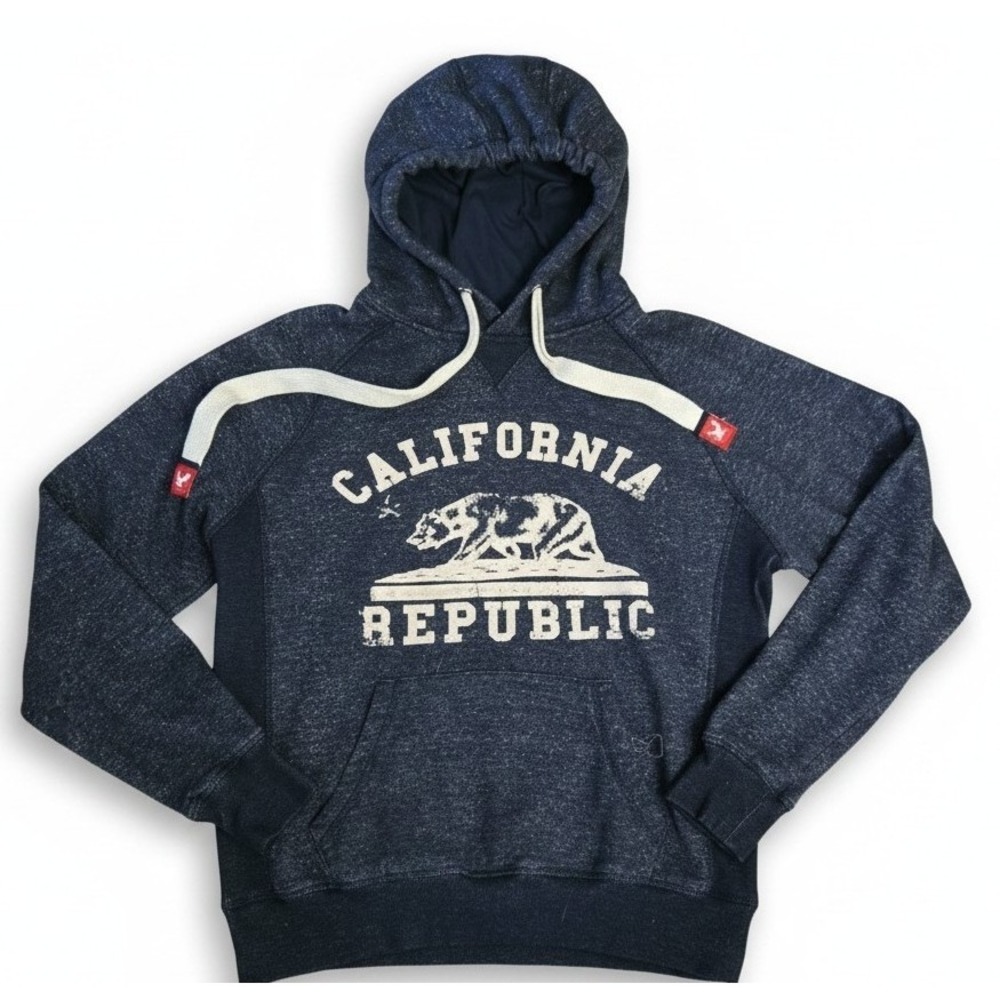 San Francisco City Wear Mens Medium California Republic Hoodie Hooded Sweatshirt